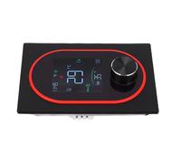 FTVOGUE Thermostat à Bouton Intelligent, Programmable WiFi 2,4 GHz, Contrôle Tactile, économe en énergie pour le Chauffage Domestique, Compatible avec et (BLACK)