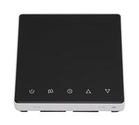 FTVOGUE Thermostat à écran Tactile Programmable, Contrôleur de Température Mural Numérique ABS AC220V 41 à 113 Fahrenheit pour Le Chauffage de l'eau de la Maison, Câblage Facile, Contrôle Tactile