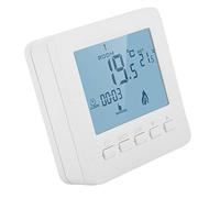 FTVOGUE Thermostat de Chauffage Écran LCD Intelligent Régulateur de Température Ambiante Programmable pour Maison Chaudière à Murale au Sol
