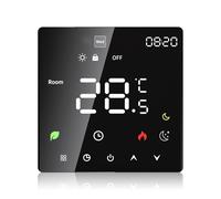 FTVOGUE Thermostat Intelligent avec écran LCD Couleur et Verrouillage Enfant, 5+1+1 Programmable pour Maison, Bureau, Hôtel (Chauffage de l'eau)