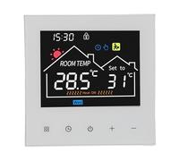 FTVOGUE Thermostat Intelligent avec écran Tactile LCD Programmable pour la Maison, Le Bureau, Le Centre Commercial, l'hôtel, Matériau PC ABS, Conception économe en énergie avec Programmation 5+2