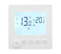 FTVOGUE Thermostat Numérique avec écran LCD, Contrôleur de Température Programmable avec Télécommande pour le Chauffage, AC 90-240 V, Plage de 41 à 140 °F pour le Bureau à Domicile (Sans Wi-Fi)