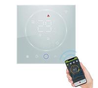 FTVOGUE Thermostat WiFi Smart, Affichage LED Contrôleur de Température de Chauffage Sous le Sol avec Contrôle Vocal, Thermostat Mural (Chauffage de l'eau-wifi)