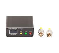 FTVOGUE Tuner D'antenne à Ondes Courtes 1.8-50MHz 0.5-120W, Tuner Automatique avec Charge de Type C, Compteur de Puissance SWR pour Radio Amateur, Alliage D'aluminium Portable