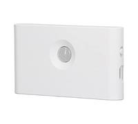 FTVOGUE Veilleuse à Détecteur de Mouvement ABS Magnétique LED Applique Murale avec Charge de Type C 2700 K 80,6 F Détection Double Face 3 Modes pour Chambre à Coucher, Escalier, Couloir, Salon