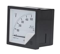 FTVOGUE Voltmètre Analogique, Voltmètre de Précision, Plage 0 à 500 V pour Usage Industriel et de l'alimentation électrique