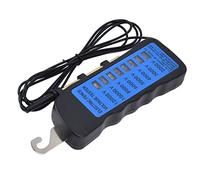 FTVOGUE Voltmètre de Clôture électrique, Testeur de Clôture au Néon ABS 12KV 2000 à 12000V avec 8 Indicateurs Lumineux, étanche, Portable pour Fermes, Jardins, Enclos d'élevage