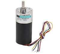 FTVOGUE XD-37GB3650 Moteur DC DC 12V, qualité Premium avec Bobine de Cuivre Pure, Grande Performance et Application Largement, Petite Taille, Grande Torsion (200 TR/Min)