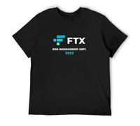 Ftx Risk Management DeptT-Shirt Trading Crypto Trader Gift Blockchain Tee Black L