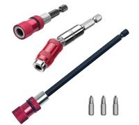 FTXanty 3 Pcs Porte Embout Magnetique 1/4 Hex-shank Bit Cloison Sèche Magnétique Manche Hexagonal Changement Rapide Embout Viseuse Placo pour Perceuse électrique Visseuse à Percussion