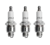 FTXanty 3 Pièces Bougie d'allumage Rj19Lm BR2LM 4 Temps Bougies d'allumage de Tondeuse à Gazon -Acier inoxydable