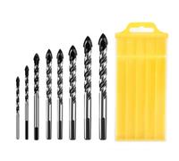 FTXanty Meche Carrelage Forets à Verre Forets à Béton 8 pcs 3-12mm Foret Carrelage Foret à Bois pour Bois Béton Plastique Verre Métaux Tendres Céramique