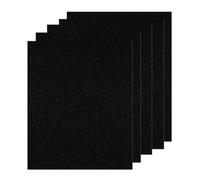 FTXanty Patins en Feutre Autocollants Noir 5 Pcs Patins pour Meubles 30 x 20cm A4 4mm Patin Chaise Auto-adhésif Plaques de Feutre pour Bricolage Tissu deFeutre Meubles Chaises