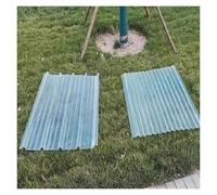 FTYEBDNC Panneaux de Toit Ondulés, Feuille de Polycarbonate Pour Une Installation Facile Dans L'Élevage, Les Fermes de Volaille Et Les Serres/Clear/0.9 * 1M/2.95 * 3.28Ft