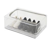 FTYEBDNC Sous L'Organisateur de Stockage de Chaussures de Lit Boîte À Chaussures Pliable, Organisateur de Stockage de Chaussures Respirant Rack À Chaussures Amovible/Clear/L40Xw30Xh15Cm