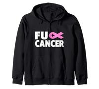 Fu Cancer T Shirt - Fu Cancer Fuck Breast Cancer Awareness Sweat à Capuche