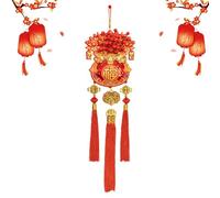 Fu Character Hanging Charm - Décoration de fête, décoration de fête, décoration de Noël en Chine Nouvel An | Accent décoratif pour table, mur, entrée, fenêtre, célébration, maison, fête, bureau