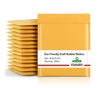 FU Global 21,6 x 30,5 cm Kraft Bubble Mailers enveloppes à bulles # 2 Lot de 25