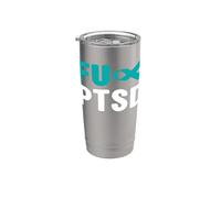 Fu T-shirt SSPT - Sensibilisation au stress post-traumatique Gobelet isotherme en acier inoxydable double paroi