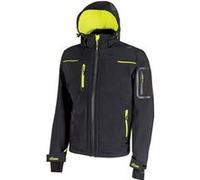 U-Power - Veste Softshell de Travail imperméable Noire Space M - Noir