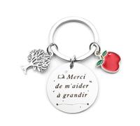 fuakUip Cadeau Maitresse D'école,Merci Maitresse Porte Clef,Cadeaux Maitre D'école Fin D'année,Cadeau Prof De Danse