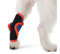 FUAMEY Bandage arrière réglable pour pattes de chien de taille moyenne pour protéger le jarret et la cheville, manchon de jambe pour aider à prévenir la perte de stabilité et éviter le léchage des