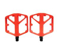 FUANA 1 paire de pédales de vélo pour VTT et vélo de route, en alliage d'aluminium avec roulements DU, design antidérapant, 15 x 13 cm, pour kit de réparation de vélo noir/blanc/rouge/gris/violet