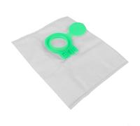 FUANA 8120ER Lot de 4 sacs d'aspirateur non tissés à 4 couches pour Sebo Airbelt D2 UltraBag avec capuchon filtrant compatibles avec D2 Total Storm T