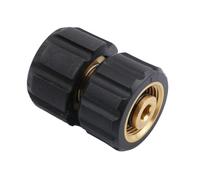 FUANA Adaptateur à main M22 IG Union pour nettoyeur haute pression, raccord de tuyau en laiton avec raccord de 14 mm, compatible avec les modèles Karcher HD HDS et Kranzle
