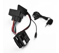 FUANA Adaptateur audio de voiture avec microphone pour Mercedes-Benz APS NTG CD20 30/50 Radio Audio 20/30/50 APS et A/B/C/CLK/GL/pour modèles de classe M/S/SL/CL