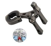 FUANA Adaptateur de support de bouteille d'eau en alliage d'aluminium pour guidon, tige de selle, angle réglable, compatible avec kit de réparation de vélo de 22,2 mm, 25,4 mm, 31,8 mm