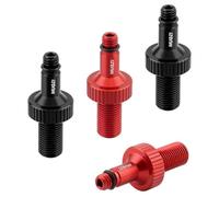 FUANA Adaptateur de valve d'air arrière en alliage d'aluminium pour vélo, pour Rockshox Monarch XMM et Marzocchi IFP, kit de réparation de vélo noir