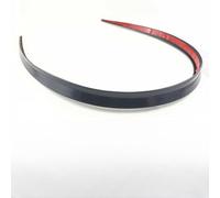 FUANA Aileron de coffre de voiture flexible en polyuréthane noir de 120 cm, sans perçage, pour pré-appliqué, convient à la plupart des SUV et camions