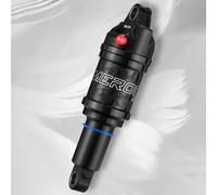 FUANA Amortisseur arrière pour vélo 125/150/165/190 mm avec pression d'air réglable de 100 à 150 PSI en alliage d'aluminium pour amortissement des vibrations hors route Kit de réparation de vélo