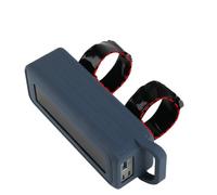 FUANA Anker-Prime 27650mAh Power Bank Étui en silicone avec poignée de transport et sangles de fixation, portable pour utilisation en extérieur Câble d'écouteur