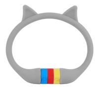 FUANA Antivol en acier revêtu de silicone pour antivol de vélo avec câble de 10 mm d'épaisseur, combinaison à 3 chiffres, moyeux de sécurité antivol pour vélo de 40 cm, gris 125 g