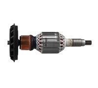 FUANA Armature Rotor Ancre Métal Pièce de Rechange Compatible avec Bosch GBH11DE GBH10DE GSH11E GSH10C Marteau de Démolition 7 Dents Argent Noir