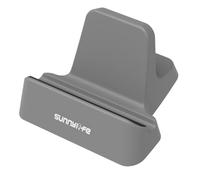FUANA Base d'affichage pour télécommande Mini 4 Pro et Mavic3, support de bureau gris avec accessoires RC 2, avec housse de protection pour câble de charge et poignées de pouce pour joystick