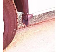 FUANA Bavettes garde-boue avant et arrière compatibles avec Transporter Caravelle T6 T6.1 Multivan Kombi 2015-2021 en plastique noir 7H0075111