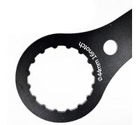 FUANA BB Clé à molette pour Shimano et SRAM 16 24 encoches de pédalier de vélo Enlèvement et installation longue poignée en alliage d'aluminium pour TL-FC25 TL-FC24