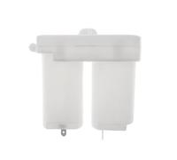 FUANA Boîtier de batterie en plastique pour chauffe-eau à gaz, compatible avec 2 batteries D, 3 V, matériau ABS, 8 x 9 cm, accessoires de radiateur blanc