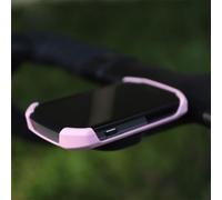 FUANA Boîtier d'ordinateur de vélo en plastique PP, housse de protection semi-enveloppée pour Garmin 1050 avec protection d'angle, pour port de charge et kit de réparation de vélo