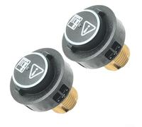 FUANA Bouchon de verrouillage de sécurité pour nettoyeur vapeur Karcher, soupape d'entretien de décompression 4.580760.0 compatible avec SC2.600 SC4.100 SC5.800C Noir
