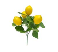 FUANA Branche de citronnier artificiel de 60 cm - Décoration de fête