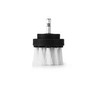FUANA Brosse de nettoyage pour perceuse baignoire, douche, sol, carrelage, joint et moquette - Brosse en nylon de 50 mm avec tige hexagonale de 6,35 mm