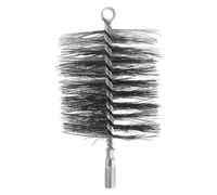 FUANA Brosse ronde de nettoyage pour conduit de cheminée pour cheminée, balayage de tuyau en fil d'acier pour chaudière et sécheuse - 50 mm/60 mm/120 mm - Plusieurs tailles - Accessoires de radiateur