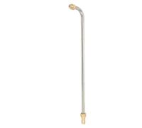 FUANA Buse de lavage coudée en acier inoxydable pour lance de nettoyeur haute pression, embout de pulvérisation en forme de U avec raccord rapide mâle de 6,35 mm, 17 cm/35 cm pour rallonge 35 cm-90