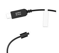 FUANA Câble de charge USB pour Shimano Di2 - Adaptateur de batterie - Longueur 90 mm - Pour systèmes Di2 - Kit de réparation de vélo