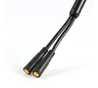 FUANA Câble d'extension répartiteur de frein en Y pour moteur central Bafang BBS01/BBS02/HD - Connecte le capteur de vitesse et 2 freins, kit de réparation de vélo de 20,3 cm/50,8 cm