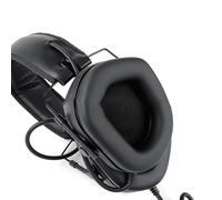 FUANA Cache-oreilles de chasse légers avec amplification sonore et microphones intégrés pour une meilleure connaissance de la situation, ajustement réglable, câble d'écouteurs de 26 x 17 x 12 cm